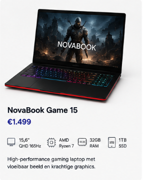 NovaBook Game 15